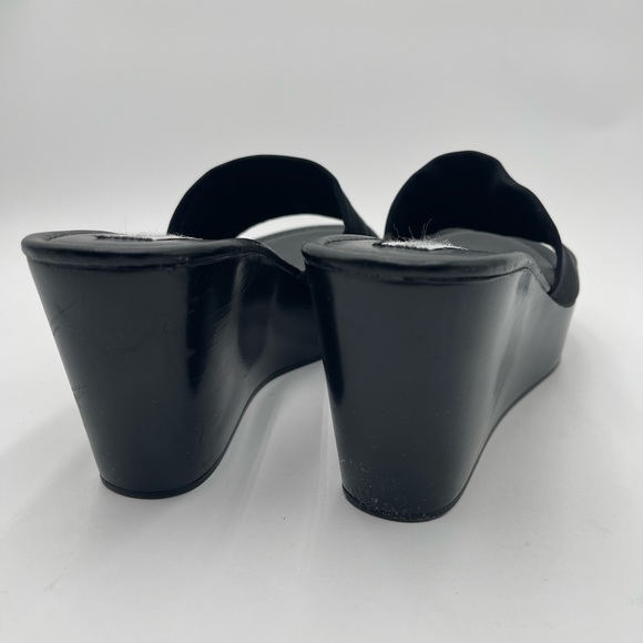 Steve Madden Y2K Black Wedge Size 8 - Picture 4 of 12
